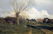 Isaac Levitan Savvinskaya sloboda near Zvenigorod oil painting artist